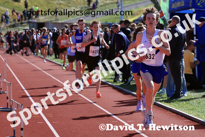 Mens Under-18s, 2026 Northern Mens 6 and Womens 4 Stage and Youngsters Relays, Silksworth, Sunderland. Photo: David T. Hewitson/Sports for All Pics